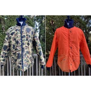 Size XL Arctic Wear Camo Hunting Insulated Jacket Vintage 70s 80s